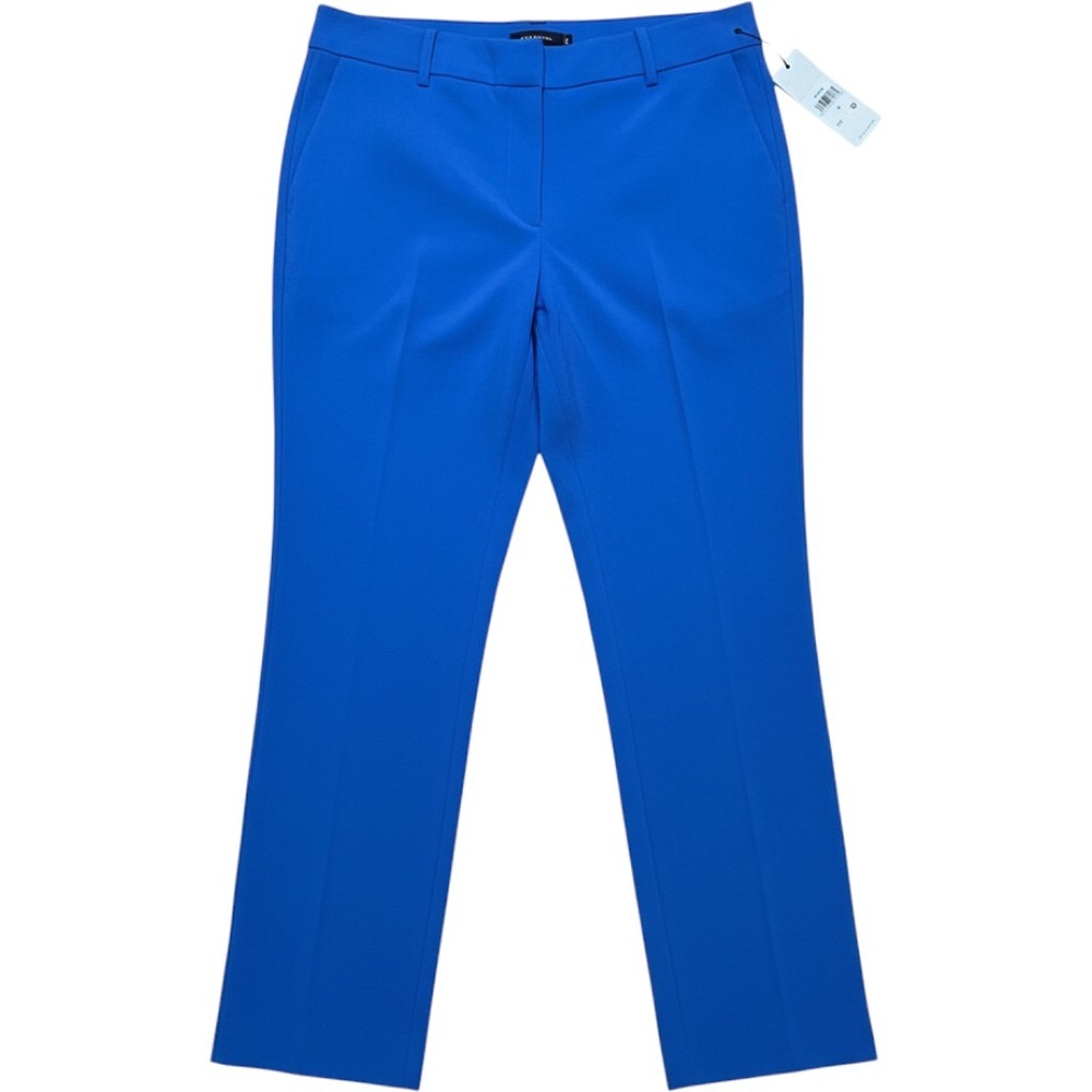 Calvin Klein Womens Slim Fit Dress Pants Cobalt Blue Size 8 S63PL037 Office Wear